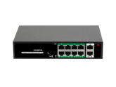 JUST JT-H1108PLG Неуправляемый 10 портовый PoE коммутатор в металлическом корпусе для видеонаблюдения