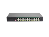 JUST JT-H1024WD PoE Неуправляемый 26 портовый коммутатор в металлическом корпусе для видеонаблюдения